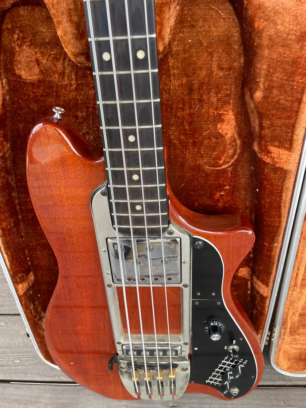 Ovation Magnum II - Bass Solid Mahogany Carbon Fiber Neck Rickenbacker Tool Joy Division