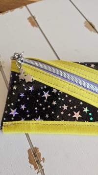 Image 2 of Starry Night vinyl zipper bag