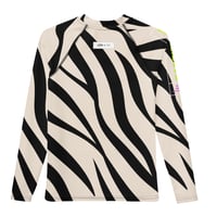 Image 7 of Youth SVG MMA -Zebra Edition Rash Guard (Long Sleeve)