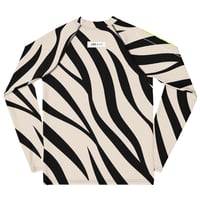 Image 9 of Youth SVG MMA -Zebra Edition Rash Guard (Long Sleeve)