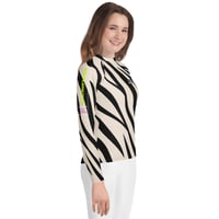 Image 11 of Youth SVG MMA -Zebra Edition Rash Guard (Long Sleeve)