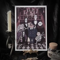 Image 1 of The Addams Family - A4 art print