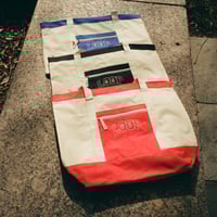 Loop League Tote Bag: Cream/Royal