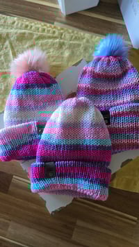 Image 1 of Birthday cake knit beanie