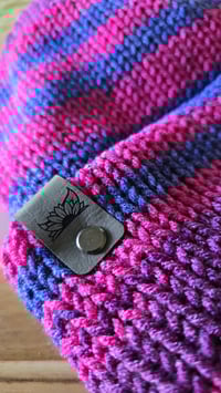 Image 2 of Pride beanie: bi flag