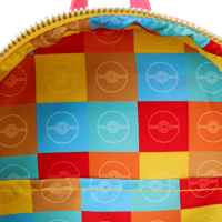 Image 7 of Pokémon x Loungefly: Santa Pikachu String Lights Light Up Mini Backpack