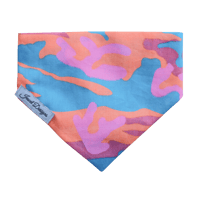 Image 2 of Dog Bandana - Fluro Camo