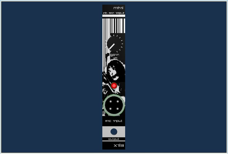 Image of NIHIL - CB microphone input - eurorack module with microphone