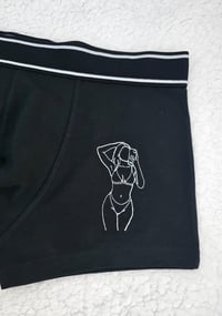 Image 2 of Custom embroidered outline boxers