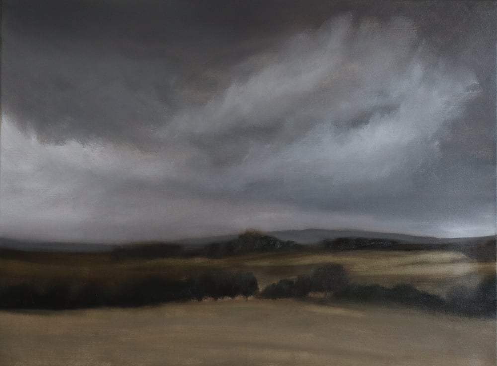 Image of Lumière du soir à la campagne - print