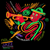 Image 5 of Dom@ Co. “NOLA SATCH FEST” ESSENCE RSVP Tee