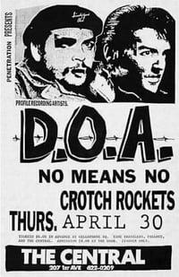 D.O.A • No Means No • Crotch Rockets | Poster