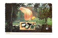 Eel River Collaged Vintage Postcard