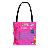 Image 1 of PINK Sparkle Energy Gurly Tote