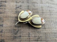 Image 10 of Jasper brass earrings n7