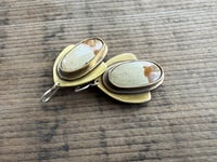 Image 12 of Jasper brass earrings n7