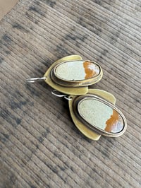 Image 13 of Jasper brass earrings n7