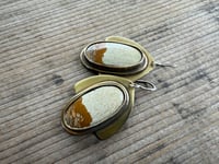 Image 14 of Jasper brass earrings n7