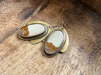 Image 16 of Jasper brass earrings n7