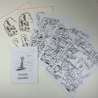 Image 1 of UNIVERSAL AUTOMATICS by Leomi Sadler (includes stickers & 3 prints)