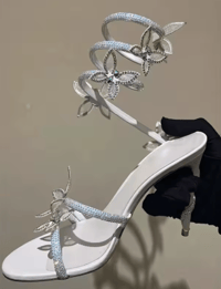 Image 2 of Diamond Butterfly Heels