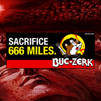Buc-Zerk 10" x 4" Bumper Sticker