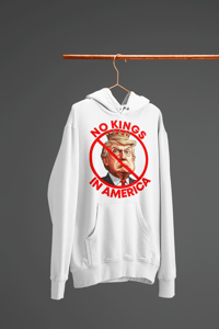 Image 2 of No Kings In America Unisex Crewneck Hoodie