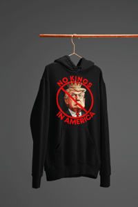 Image 3 of No Kings In America Unisex Crewneck Hoodie