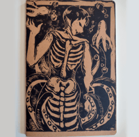 Image 2 of Linocut Notebook Set - Creepy Tentacles