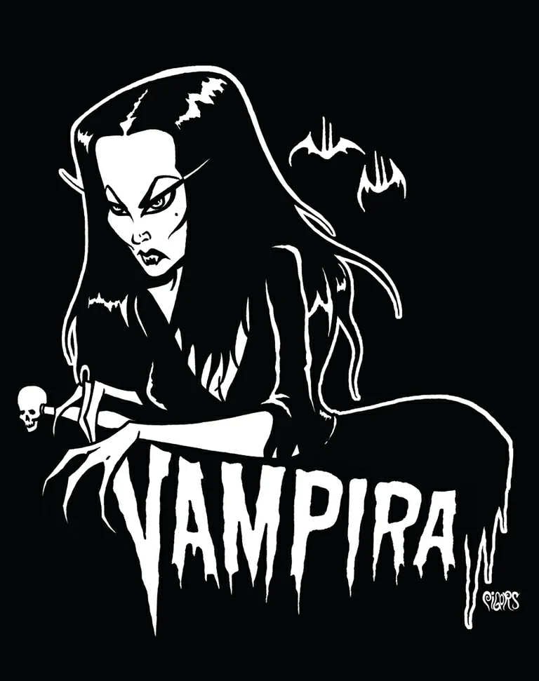 Image of VAMPIRA Tribute    - Mens shirt- SHIPS Nov 151th