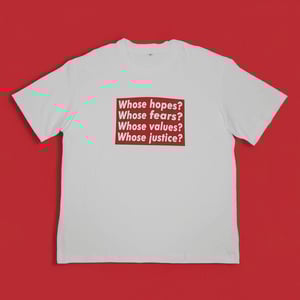 Image of Barbara Kruger, "The Drop" Tee | Performa X Item Idem Relaunch