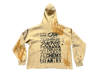 Image 2 of Sade Adu black panther party war screen print brown/black hoodie