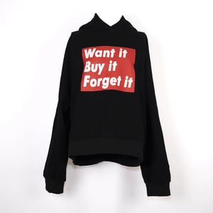 Image of Barbara Kruger, "The Drop" Hoodie | Performa X Item Idem Relaunch