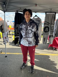 Image 6 of Sade Akira NY screen print black/white sweatpants