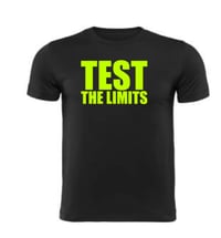 Image 2 of TEST THE LIMITS T-SHIRT NEON GREEN/BLACK