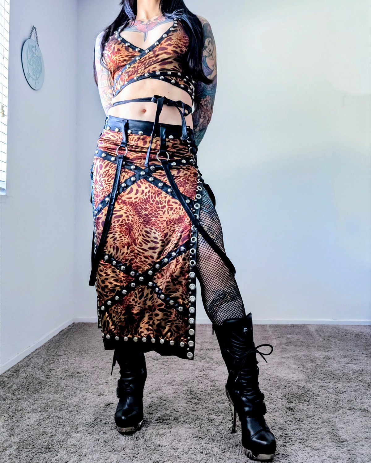 Bronze Cheetah Maxi Dress