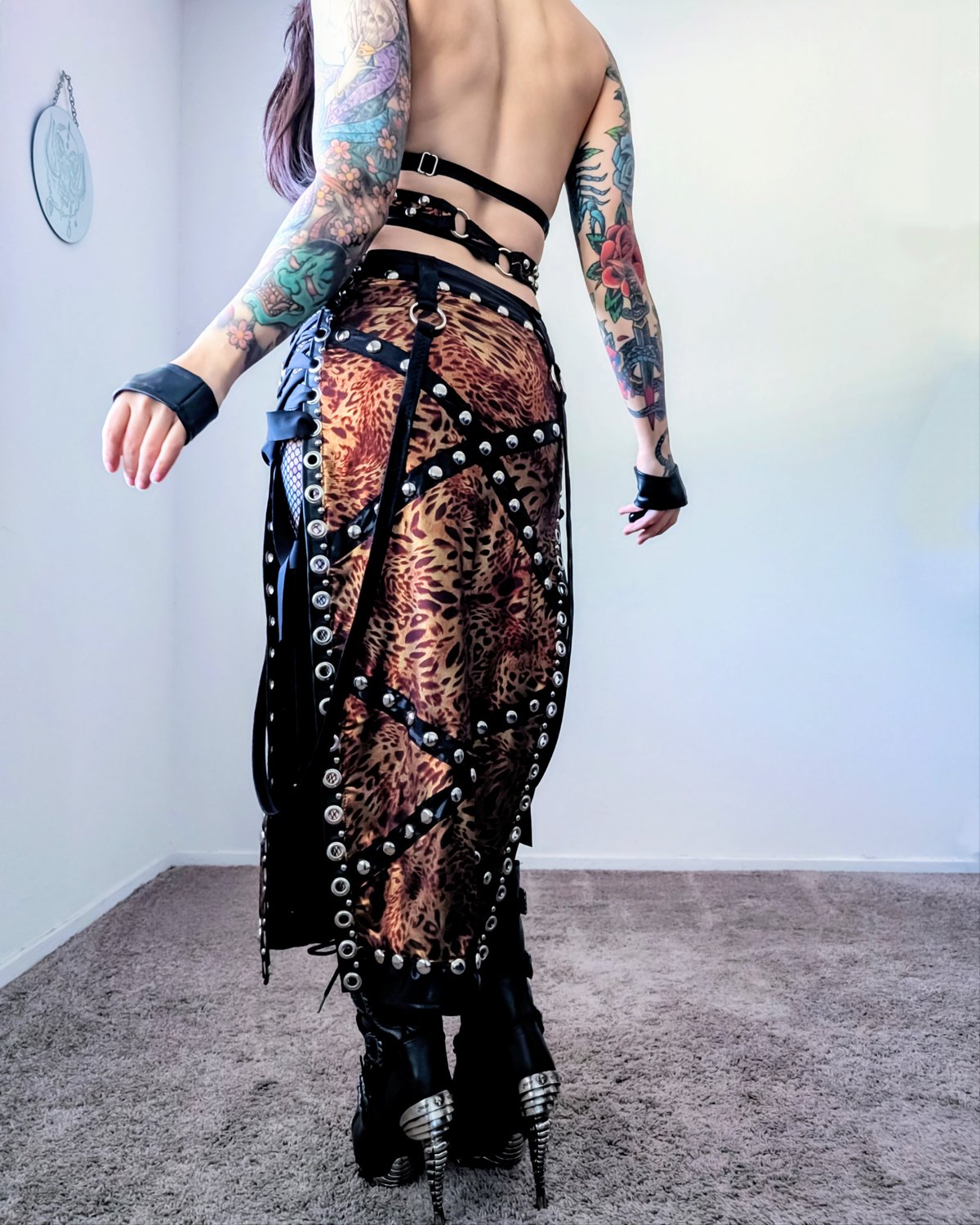 Bronze Cheetah Maxi Dress