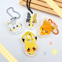 Image 2 of [PokeNui] Electric Rodent Keychains & Sticker