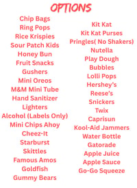 Image 2 of Customized Party Favors/ Treats EMPTY ( NO TREATS INCLUDED)
