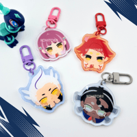 Image 2 of PKMN Trainer Keychains & Sticker (30+ designs)