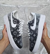 Grey Velvet Air Force 1