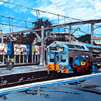 Image 1 of Sydney Trains C set at St Peters station