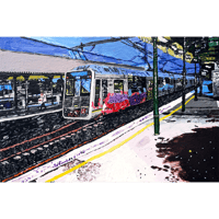 Image 2 of Cityrail Tangara T set at Summer Hill Station