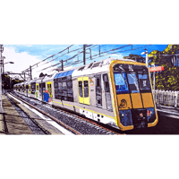 Image 2 of Sydney Trains Tangara T set at Loftus Station