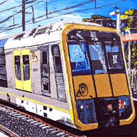 Image 1 of Sydney Trains Tangara T set at Loftus Station