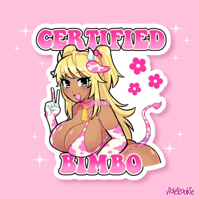Certified Bimbo Sticker