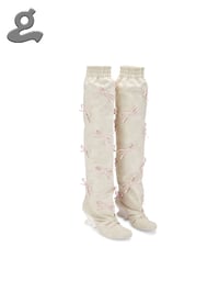 Image 2 of Off-white bow wedge high boots