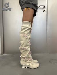 Image 6 of Off-white bow wedge high boots