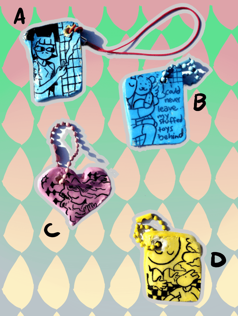 Image of CLAY KEYCHAINS #1