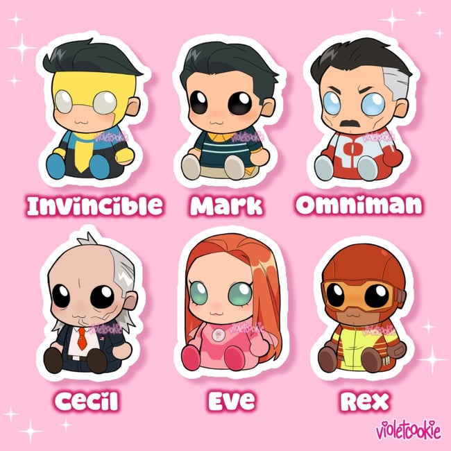 Invincible Stickers